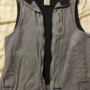 Dickies Gray Fleece Lined Vest
